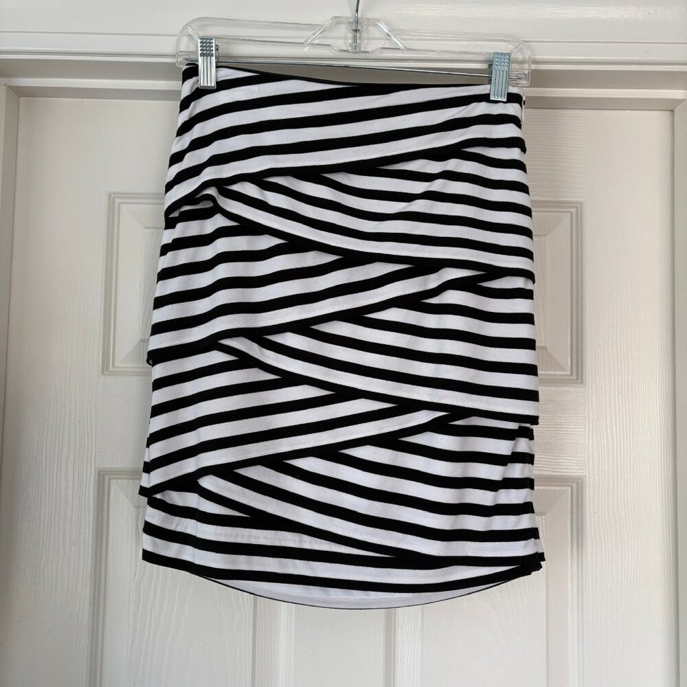 WHBM tiered knit mini pencil skirt, 6